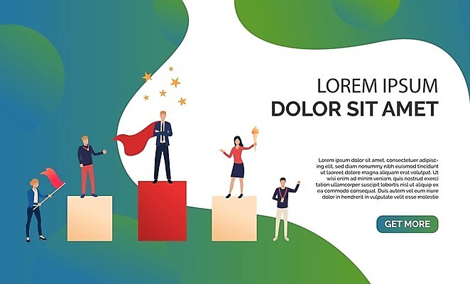 EPS 해외이미지 별 일러스트 비즈니스 성공 사람 디지털 비즈니스맨 체험 고객 분석 서비스 만족 엔진 평가 등급 전환 해외202105 해외일러스트 자연요소 남자 감정 컨셉 직장인 파일형식 벡터