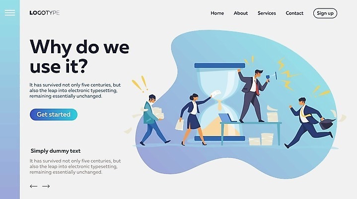 EPS 해외이미지 캐릭터 일러스트 비즈니스 스트레스 사람 달리기 걷기 정보 업무 종업원 모래시계 긴장 과부하 마감 비명 해외202105 해외일러스트 일러캐릭터 직업 감정 모래 시계 모션 작업 파일형식 벡터