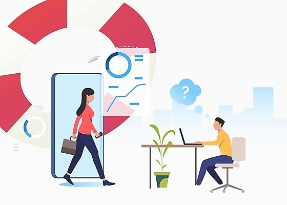 EPS 해외이미지 캐릭터 일러스트 비즈니스 사업가 설계 미술 사람 컴퓨터 정보 작업 비즈니스맨 퍼즐 상담원 분석 서비스 컨설턴트 상담 구명용품 마케팅 조언 지원 해외202105 해외일러스트 일러캐릭터 직업 남자 컨셉 문화예술 전자제품 직장인 사무원 전문직 안전장비 파일형식 벡터