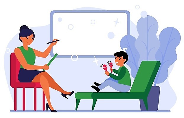 EPS 해외이미지 전신 여자 남자 아들 어린이 일러스트 엄마 들기 앉기 소년 성인 펜 마라카스 해외202105 해외일러스트 가족 모션 타악기 사람 필기구 파일형식 벡터