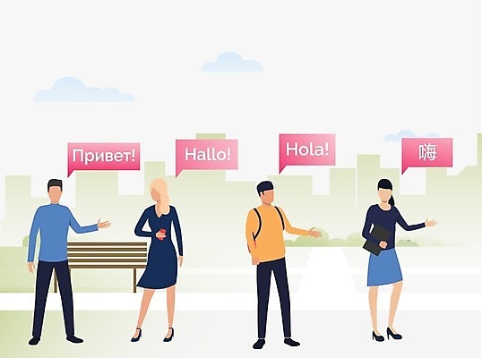 EPS 해외이미지 전신 영어 여자 남자 말풍선 일러스트 서기 들기 여러명 성인 스마트폰 가리킴 비즈니스맨 비즈니스우먼 러시아 스페인어 중국어 성인만 해외202105 해외일러스트 문자 유럽 다수 비즈니스 모션 사람 손짓 핸드폰 스마트기기 직장인 파일형식 벡터