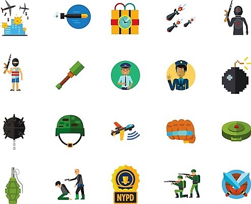 EPS 해외이미지 전신 손 남자 일러스트 비행기 서기 들기 여러명 성인 신체부위 주먹 총 경찰 미사일 전쟁 인질 수류탄 군모 드론 지뢰 처형 성인남자만 테러리스트 해외202105 해외일러스트 직업 무기 다수 항공교통 모션 대중교통 사람 범죄인 군용 테러 남자만 성인만 파일형식 벡터