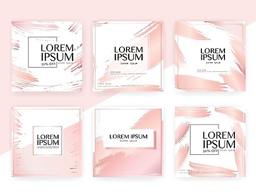 EPS 해외이미지 분홍색 일러스트 붓터치 타이포그라피 사람없음 질감 해외202105 해외일러스트 문자 컬러 파일형식 벡터