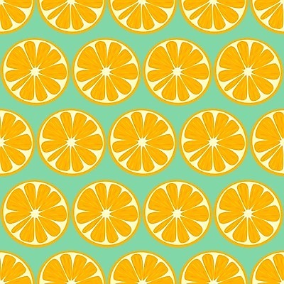 EPS 해외이미지 백그라운드 패턴 오렌지 일러스트 사람없음 초록색 노란색 해외202105 해외일러스트 컬러 무늬 과일 파일형식 벡터