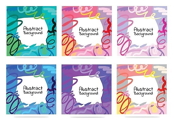 EPS 해외이미지 선 일러스트 프레임 타이포그라피 사람없음 세트 해외202105 해외일러스트 문자 파일형식 벡터