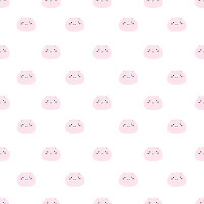 EPS 해외이미지 백그라운드 패턴 여러마리 일러스트 사람없음 패턴백그라운드 돼지 돼지캐릭터 해외202105 해외일러스트 동물캐릭터 다수 무늬 포유류 파일형식 벡터