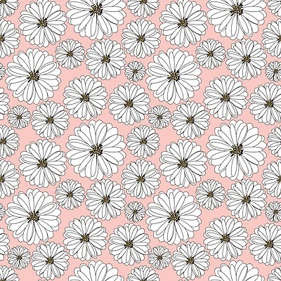 EPS 해외이미지 꽃 분홍색 백그라운드 꽃무늬 패턴 일러스트 사람없음 패턴백그라운드 해외202105 해외일러스트 식물 컬러 무늬 파일형식 벡터