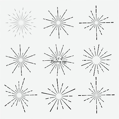 EPS 해외이미지 선 백그라운드 패턴 일러스트 추상 폭죽 사람없음 세트 패턴백그라운드 광선 원형 해외202105 해외일러스트 도형 무늬 파일형식 벡터