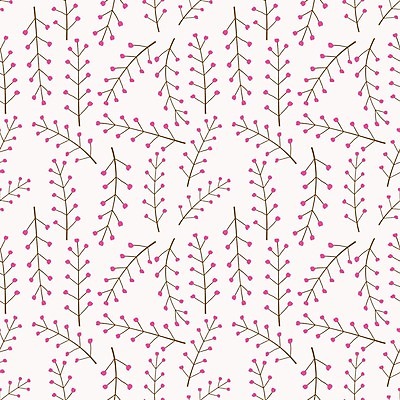 EPS 해외이미지 분홍색 백그라운드 잎 꽃무늬 패턴 일러스트 사람없음 패턴백그라운드 해외202105 해외일러스트 식물 꽃 컬러 무늬 파일형식 벡터