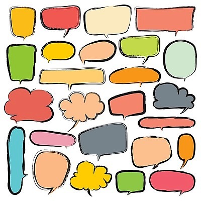 EPS 해외이미지 모양 백그라운드 말풍선 일러스트 사람없음 세트 해외202105 해외일러스트 파일형식 벡터