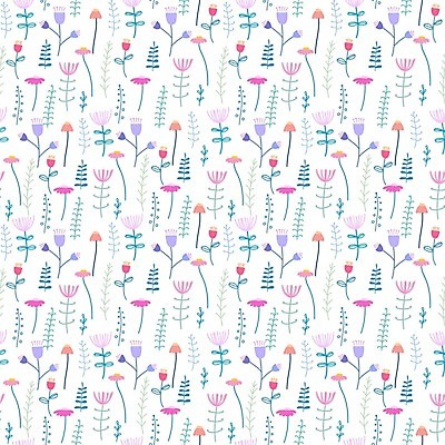 EPS 해외이미지 꽃 꽃무늬 패턴 일러스트 사람없음 해외202105 해외일러스트 식물 무늬 파일형식 벡터