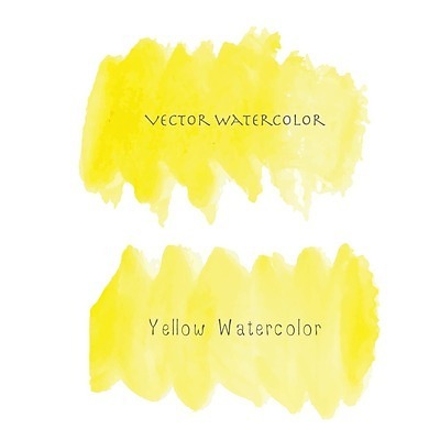 EPS 해외이미지 일러스트 수채화 사람없음 노란색 번짐 해외202105 해외일러스트 컬러 파일형식 벡터 효과
