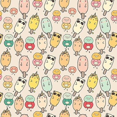 EPS 해외이미지 캐릭터 분홍색 백그라운드 패턴 일러스트 디저트 사람없음 고양이 패턴백그라운드 돼지 너구리 막대아이스크림 해외202105 해외일러스트 일러캐릭터 음식 컬러 무늬 포유류 아이스크림 반려동물 파일형식 벡터