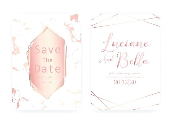 EPS 해외이미지 선 분홍색 일러스트 프레임 타이포그라피 사람없음 청첩장 해외202105 해외일러스트 문자 컬러 카드_감사 파일형식 벡터