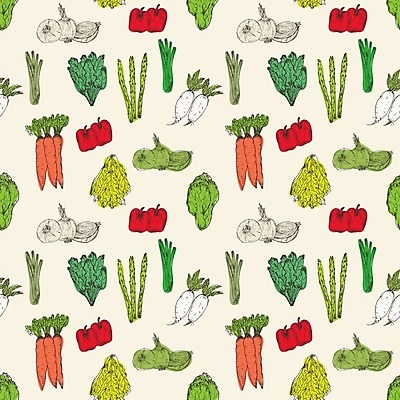 EPS 해외이미지 패턴 일러스트 양파 사람없음 당근 무 아스파라거스 시금치 해외202105 해외일러스트 무늬 채소 뿌리채소 파일형식 벡터