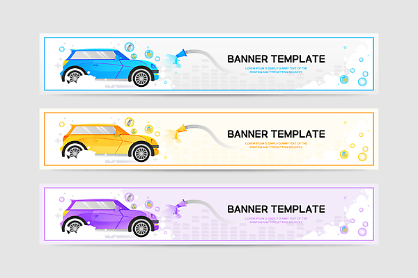 템플릿 배너템플릿 가로배너 자동차 사각프레임 사람없음 거품 현수막 비눗방울 주유소 세차 물호스 배너세트 AI파일 배너 육상교통 프레임 가로 세트 사각형 호스 파일형식 벡터