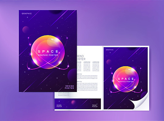 포스터 그래픽백그라운드 일러스트 사람없음 우주 보라색 행성 원형 유성 국내일러스트 AI파일 도형 컬러 백그라운드 그래픽 파일형식 벡터