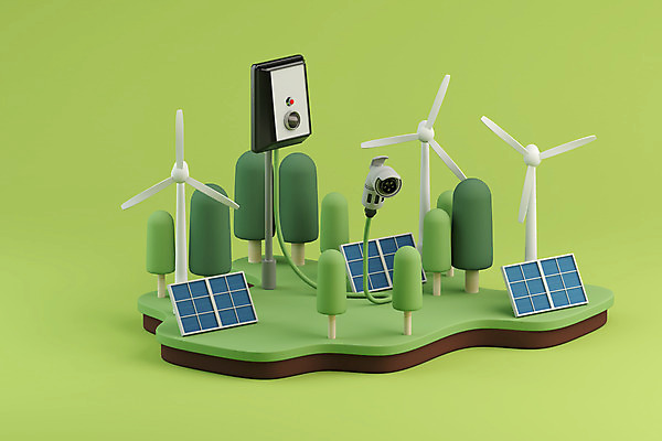 PSD 나무 편집 편집이미지 사람없음 연두색 3D 자연보호 그린에너지 풍력에너지 디지털합성 태양에너지 집열판 소켓 전기충전 충전기 편집소스 그린뉴딜 편집3D 식물 자연 초록색 경제 환경 기계 에너지 보호 충전 파일형식