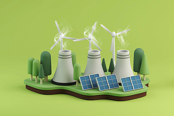 PSD 나무 편집 편집이미지 굴뚝 사람없음 3D 자연보호 발전소 그린에너지 풍력에너지 연기 디지털합성 태양에너지 집열판 편집소스 그린뉴딜 편집3D 식물 자연 경제 환경 에너지 보호 파일형식