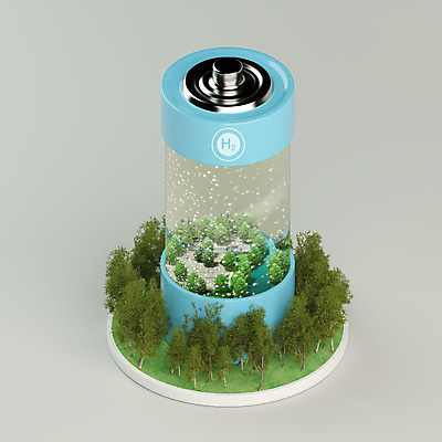 PSD 나무 편집 편집이미지 사람없음 3D 자연보호 회색 그린에너지 건전지 디지털합성 수소 수소에너지 편집소스 그린뉴딜 편집3D 식물 컬러 자연 경제 환경 에너지 원소 보호 파일형식