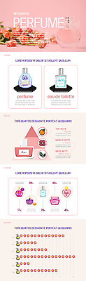꽃 분홍색 과일 일러스트 그래프 종류 사람없음 장미 인포그래픽 향수 향기 공병 국내일러스트 AI파일 식물 컬러 화장품 냄새 병_담는 파일형식 벡터