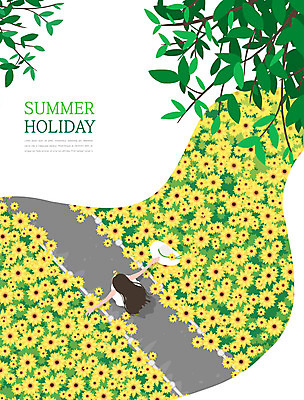 전신 PSD 모자 여자 길 꽃밭 일러스트 팔벌리기 나뭇잎 해바라기 한명 들기 성인 여름휴가 바캉스 노란색 나뭇가지 계절백그라운드 성인여자한명만 국내일러스트 나무 1 잡화 꽃 컬러 백그라운드 잎 모션 휴가 사람 여자한명만 성인여자만 파일형식 여름_계절