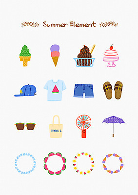 PSD 모자 티셔츠 일러스트 우산 반바지 여름음식 슬리퍼 사람없음 여름 선글라스 선풍기 빙수 콘아이스크림 원형프레임 에코백 엘리먼트 제철음식 손풍기 국내일러스트 잡화 계절 안경 음식 신발 셔츠 가방 바지 아이스크림 디저트 프레임 가전제품 원형 휴대용 에코 제철 파일형식 여름_계절