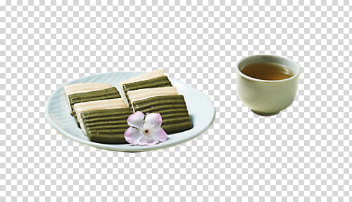 편집 편집이미지 접시 누끼 사람없음 여러개 찻잔 PNG 꽃가지 수정과 쑥떡 절편 편집소스 식기 꽃 음료 다수 잔 떡 나뭇가지 전통차 파일형식