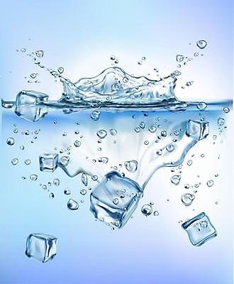 EPS 해외이미지 일러스트 사람없음 물 파란색 얼음 물방울 떨어짐 스플래쉬 해외일러스트 자연요소 컬러 컨셉 파일형식 벡터