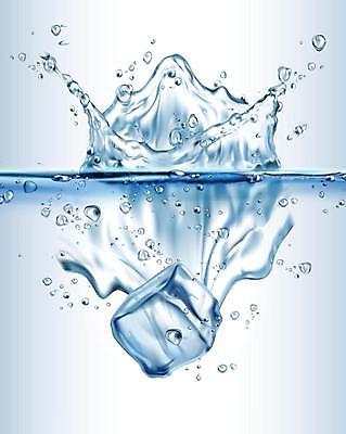 EPS 해외이미지 일러스트 사람없음 물 파란색 얼음 물방울 떨어짐 스플래쉬 해외일러스트 자연요소 컬러 컨셉 파일형식 벡터