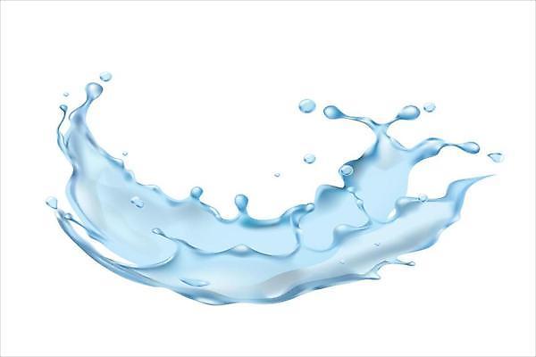 EPS 해외이미지 일러스트 사람없음 물 파란색 물방울 스플래쉬 해외일러스트 자연요소 컬러 파일형식 벡터