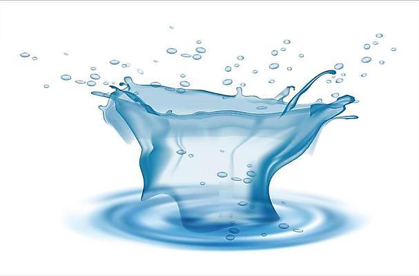 EPS 해외이미지 일러스트 사람없음 물 파란색 물방울 스플래쉬 해외일러스트 자연요소 컬러 파일형식 벡터