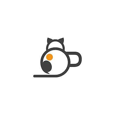 EPS 해외이미지 한마리 알파벳 일러스트 사람없음 고양이 P 해외일러스트 1 영어 포유류 반려동물 파일형식 벡터