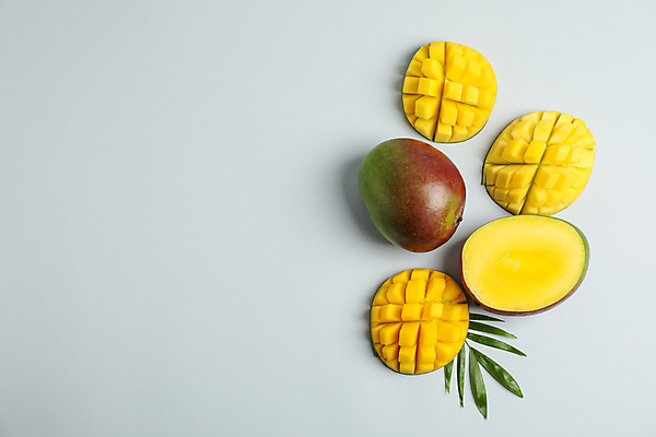 포토 JPG 해외이미지 회색배경 실내 사람없음 하이앵글 신선 달콤 열대과일 망고 맛있는 해외포토 뷰포인트 백그라운드 과일 내부 회색 맛 파일형식