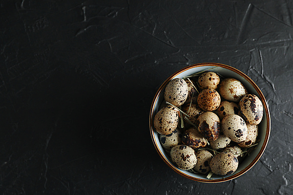 포토 JPG 해외이미지 그릇 음식 검은배경 실내 사람없음 하이앵글 담기 메추리알 해외포토 식기 뷰포인트 백그라운드 모션 내부 알 검은색 파일형식
