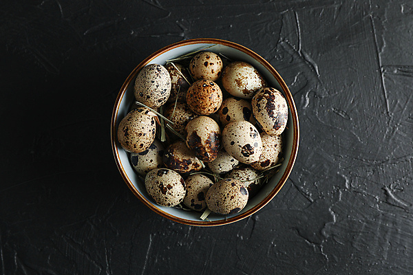 포토 JPG 해외이미지 그릇 음식 검은배경 실내 사람없음 하이앵글 담기 메추리알 해외포토 식기 뷰포인트 백그라운드 모션 내부 알 검은색 파일형식