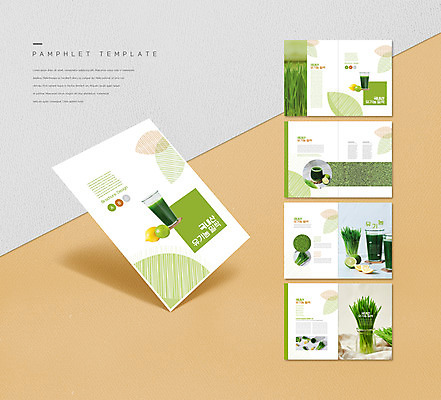 템플릿 ZIP 리플렛 잔 팜플렛 사람없음 초록색 레몬 유기농 라임 국산 건강식 녹즙 인디자인 INDD 밀싹 이미지템플릿 식기 웰빙 음식 컬러 과일 새싹 즙 파일형식
