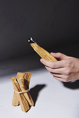 포토 JPG 스튜디오촬영 손 검은배경 실내 들기 신체부위 아로마 향 나무조각 아로마테라피 팔로산토 국내포토 나무 백그라운드 모션 사람 내부 목재 검은색 테라피 파일형식