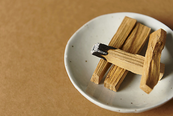 포토 JPG 스튜디오촬영 접시 실내 사람없음 아로마 향 나무조각 아로마테라피 갈색배경 팔로산토 국내포토 나무 식기 백그라운드 내부 목재 갈색 테라피 파일형식