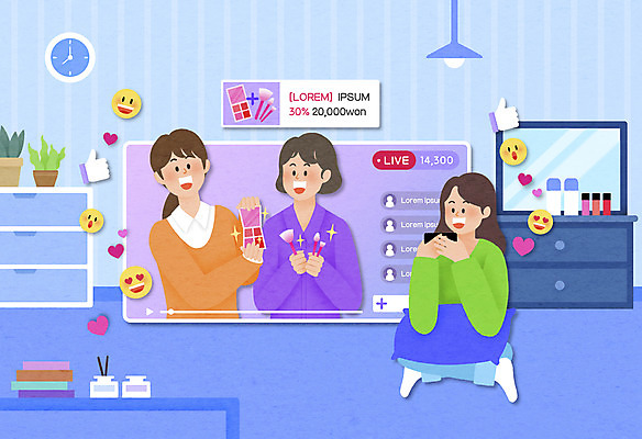 전신 PSD 여자 일러스트 모바일 들기 앉기 상반신 성인 세명 파란색 스마트폰 화장품 화장대 온라인쇼핑 모바일쇼핑 온라인 이모티콘 라이브 성인여자만 숍스트리밍 라이브커머스 비대면쇼핑 스토어 국내일러스트 컬러 가구 모션 사람 핸드폰 스마트기기 쇼핑 뷰티 여자만 성인만 파일형식 언택트