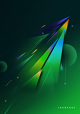 PSD 그래픽백그라운드 일러스트 사람없음 초록색 원형 삼각형 국내일러스트 도형 컬러 백그라운드 그래픽 파일형식