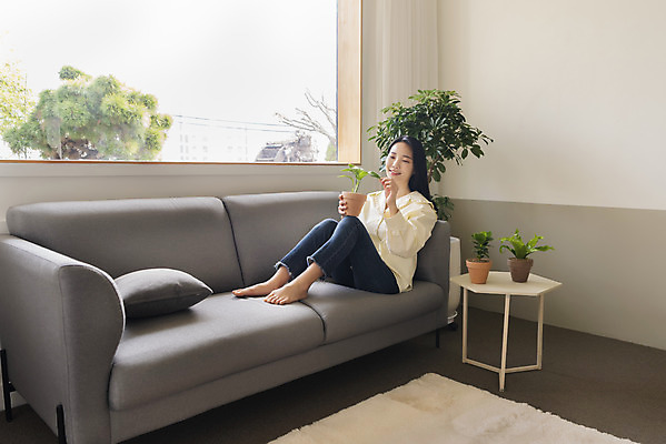 포토 JPG 주간 전신 우먼라이프 여자 화분 화초 창문 탁자 실내 한명 미소 들기 앉기 20대 성인 취미 옆모습 소파 한국인 힐링 싱글라이프 성인여자한명만 국내포토 자연요소 식물 1 라이프스타일 뷰포인트 가구 의자 모션 표정 사람 동양인 청년 내부 여자한명만 성인여자만 파일형식