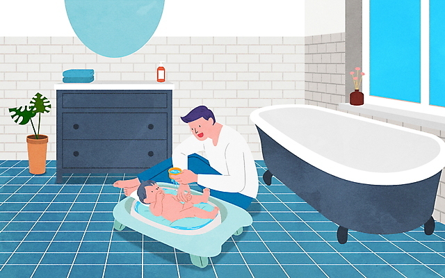 전신 PSD 남자 화분 일러스트 창문 들기 앉기 성인 두명 눕기 목욕 육아 욕실 아기 아빠 서랍장 육아라이프 아기욕조 욕실거울 남자만 씻겨주기 남성육아휴직 육아대디 싱글대디 한부모가족 국내일러스트 라이프스타일 가구 가족 모션 욕조 사람 청결 거울 파일형식 육아휴직