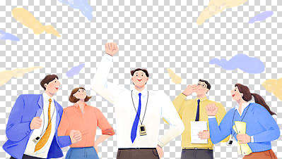 편집 편집이미지 여자 남자 회사 응원 함께함 들기 누끼 정장 여러명 상반신 성인 파이팅 희망 주먹 직장인 비즈니스맨 비즈니스우먼 동료 문서 PNG 사원증 성인만 편집소스 직업 옷 감정 다수 컨셉 비즈니스 관계 모션 사람 파일형식