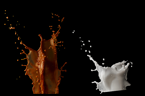 포토 JPG 해외이미지 커피 검은배경 사람없음 우유 액체 스플래쉬 해외포토 음료 백그라운드 유제품 검은색 파일형식