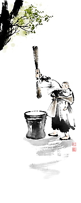 전신 PSD 나무 여자 남자 일러스트 캘리그라피 붓터치 나뭇잎 들기 성인 두명 나뭇가지 아기 한복 동양화 번짐 업기 절구 낙관 방아찍기 아낙네 절구방아 포대기 국내일러스트 식물 한국전통 잎 모션 미술 사람 아기용품 도구 전통의상 파일형식 효과