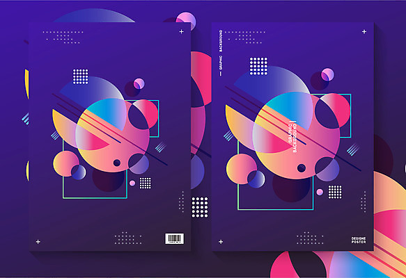 그래픽백그라운드 일러스트 사람없음 보라색 원형 바코드 국내일러스트 AI파일 도형 컬러 백그라운드 그래픽 파일형식 벡터