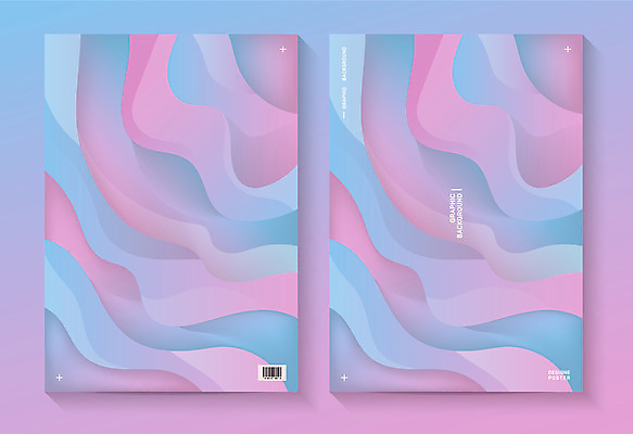 분홍색 하늘색 그래픽백그라운드 일러스트 사람없음 웨이브 바코드 국내일러스트 AI파일 컬러 백그라운드 그래픽 파란색 파일형식 벡터