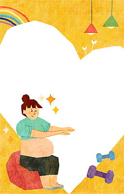 전신 PSD 여자 무지개 일러스트 조명 프레임 한명 앉기 성인 운동 노란색 임산부 임신 아령 하트 짐볼 육아일기 프레임일러스트 성인여자한명만 국내일러스트 자연요소 모양 1 컬러 모션 건강 사람 육아 여자한명만 성인여자만 파일형식