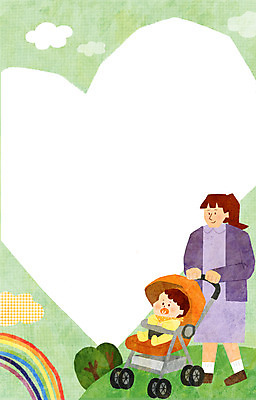 전신 PSD 구름 여자 남자 아들 무지개 일러스트 엄마 프레임 앉기 성인 두명 연두색 산책 하트 아기 잡기 유모차 육아일기 프레임일러스트 아들바보 국내일러스트 모자관계 자연요소 모양 가족 모션 휴식 사람 초록색 아기용품 육아 파일형식